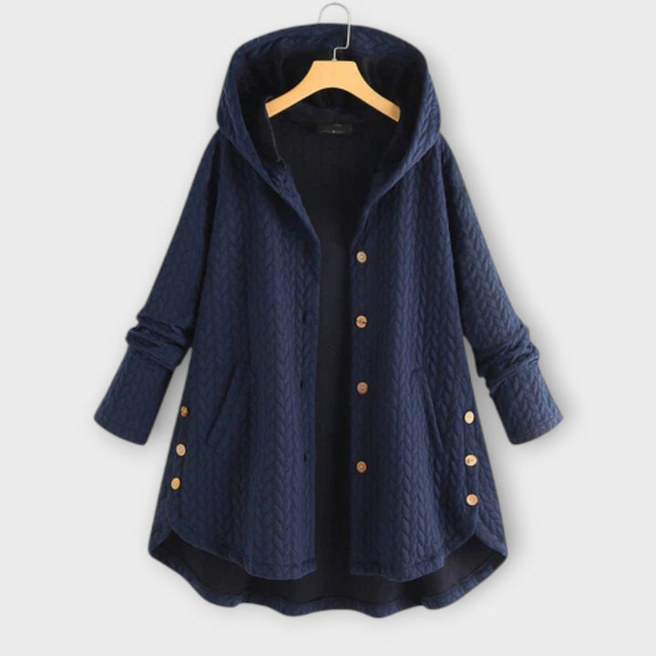 Leslie - Warme Button-Up Jacke