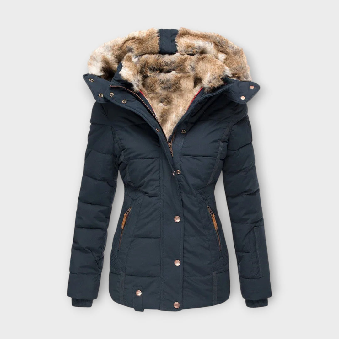 Emine - Kuschelige Fell-Futter Jacke