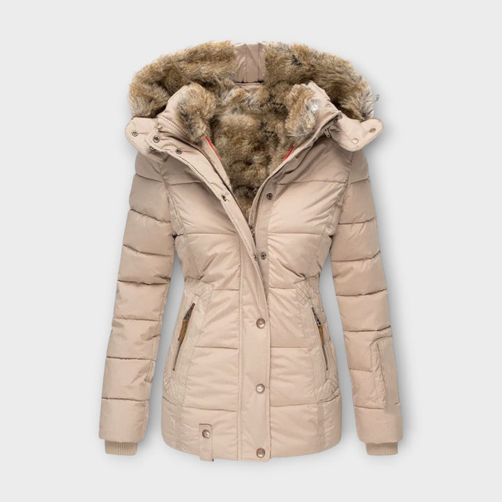 Emine - Kuschelige Fell-Futter Jacke