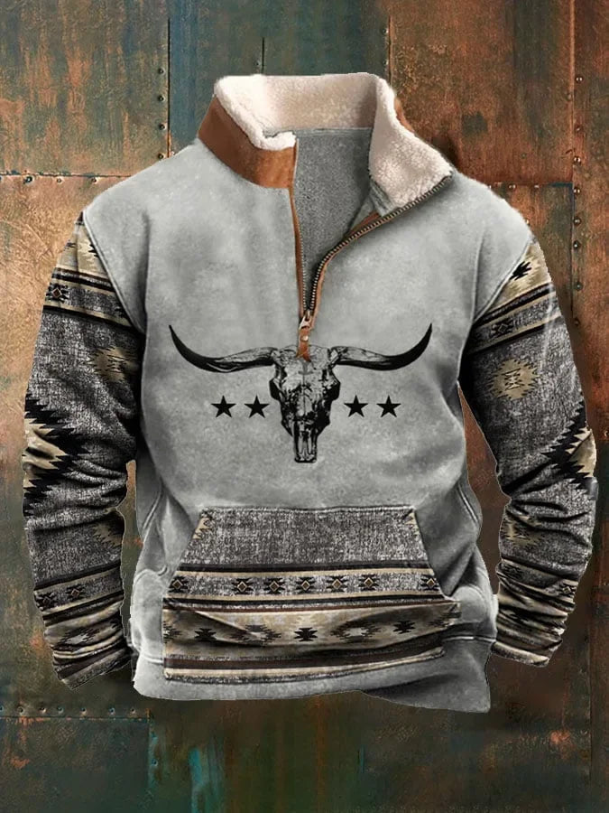 CAVALLO - Viertel-Pullover mit Reißverschluss