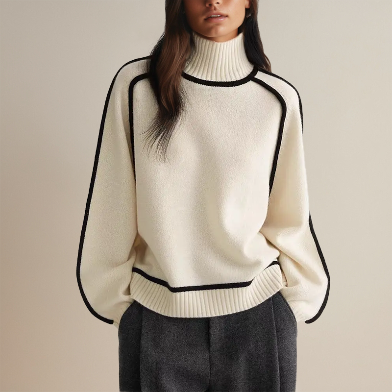 Emilie - Weicher & eleganter Rollkragenpullover