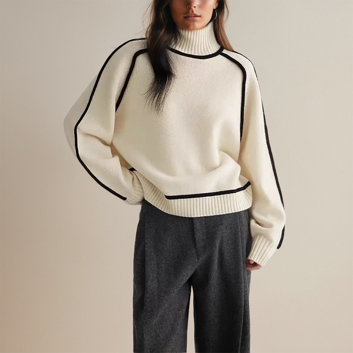 Emilie - Weicher & eleganter Rollkragenpullover