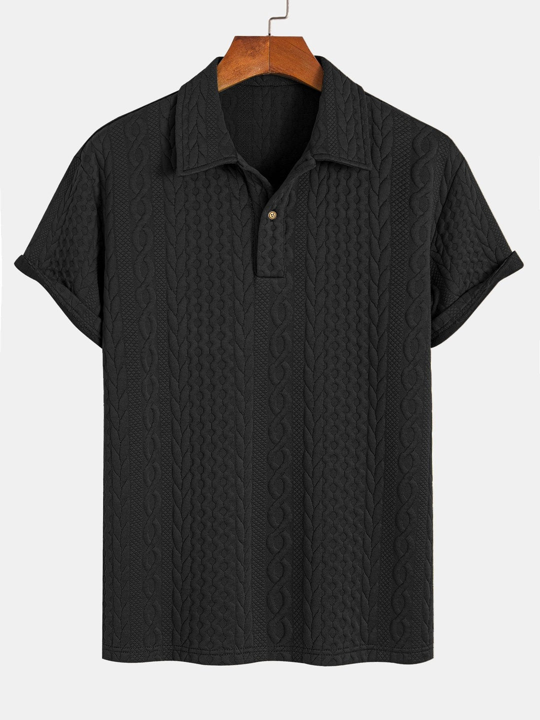 Cavallo Zurich-Jacquard Pattern Polo Shirt