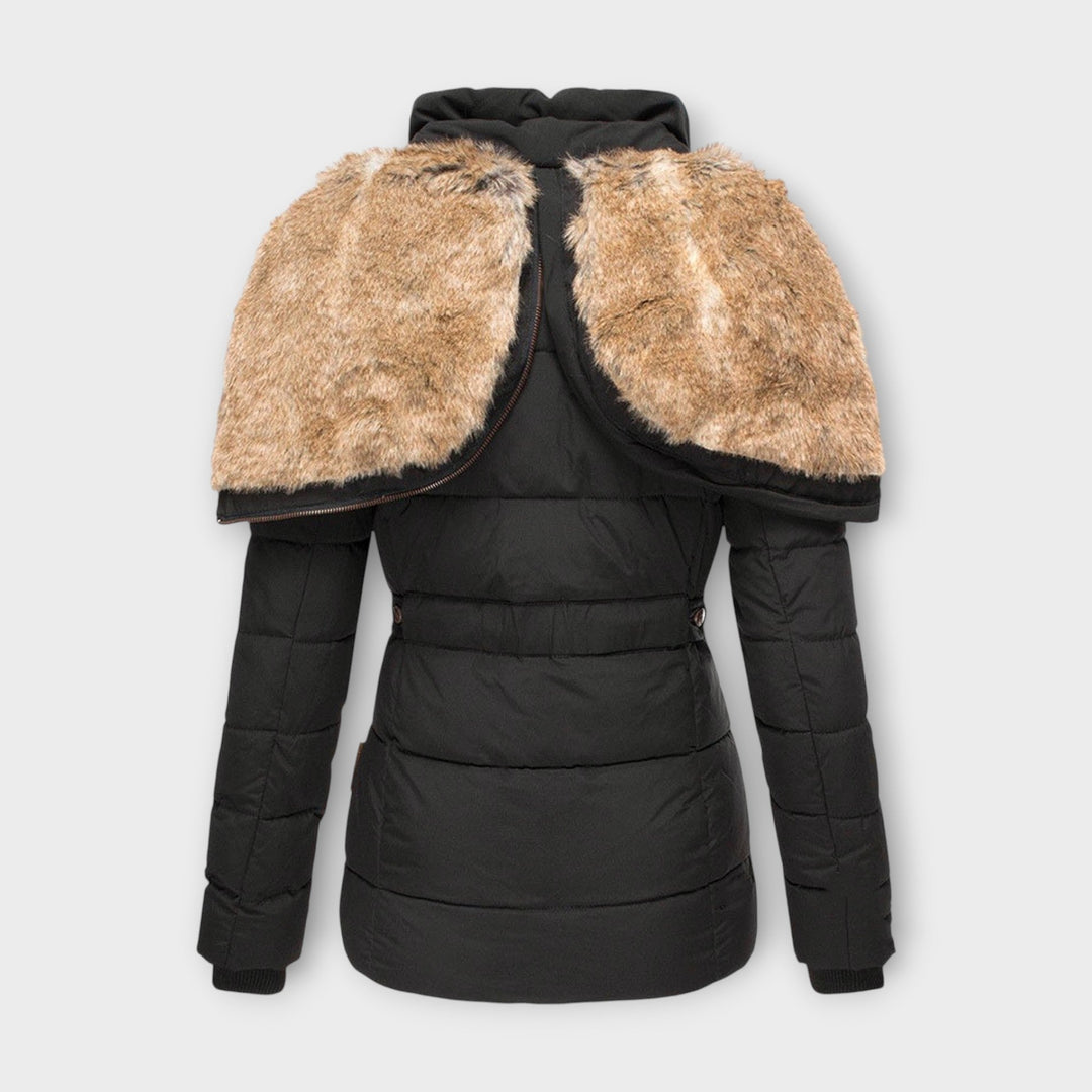 Emine - Kuschelige Fell-Futter Jacke